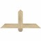 Ekena Millwork Eugene Rough Sawn Timber Gable Bracket, Douglas Fir, 36"W x 16"H x 4"D x 4"F, 11/12 Pitch GBW036X16X0404EUG00RDF - alternate 1